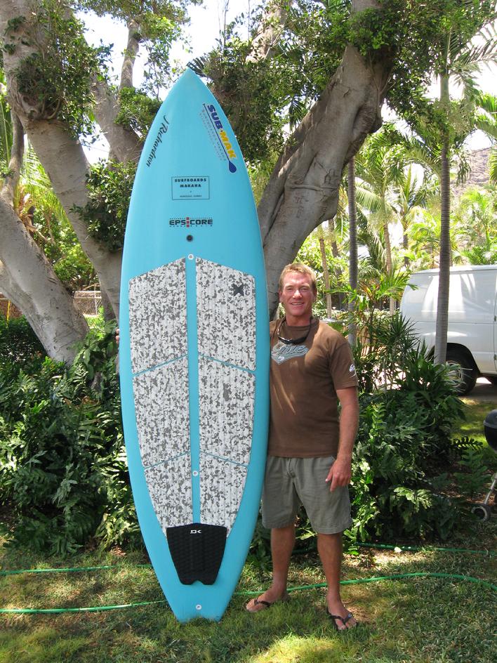 Kurt's new board for Kujukuri Japan